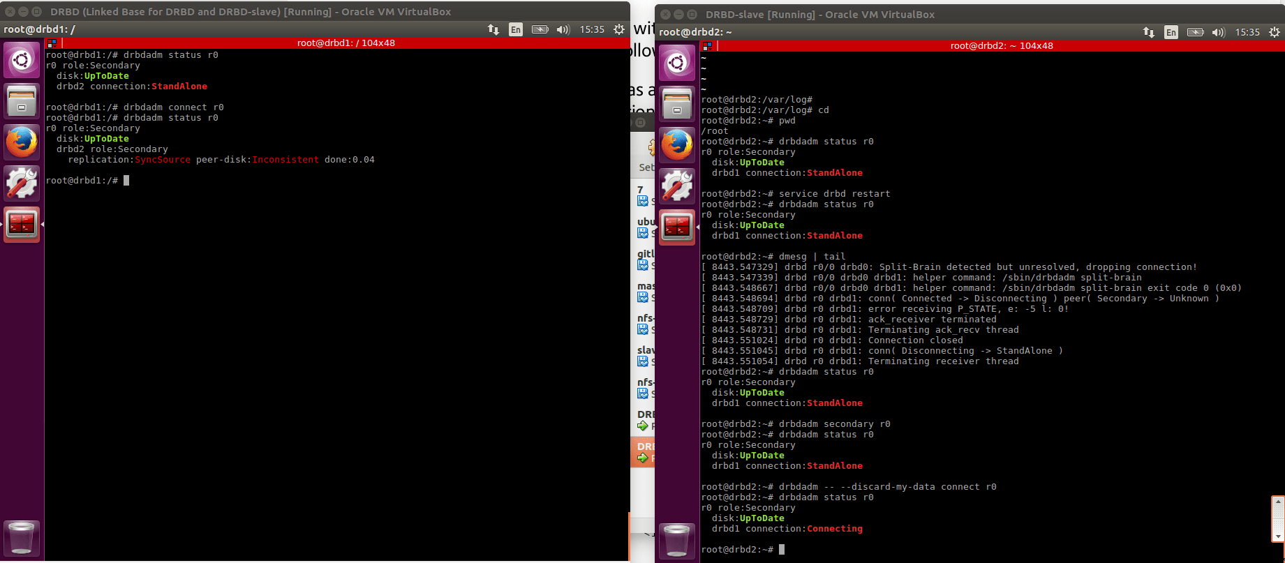 How to install DRBD & config on ubuntu Svolence