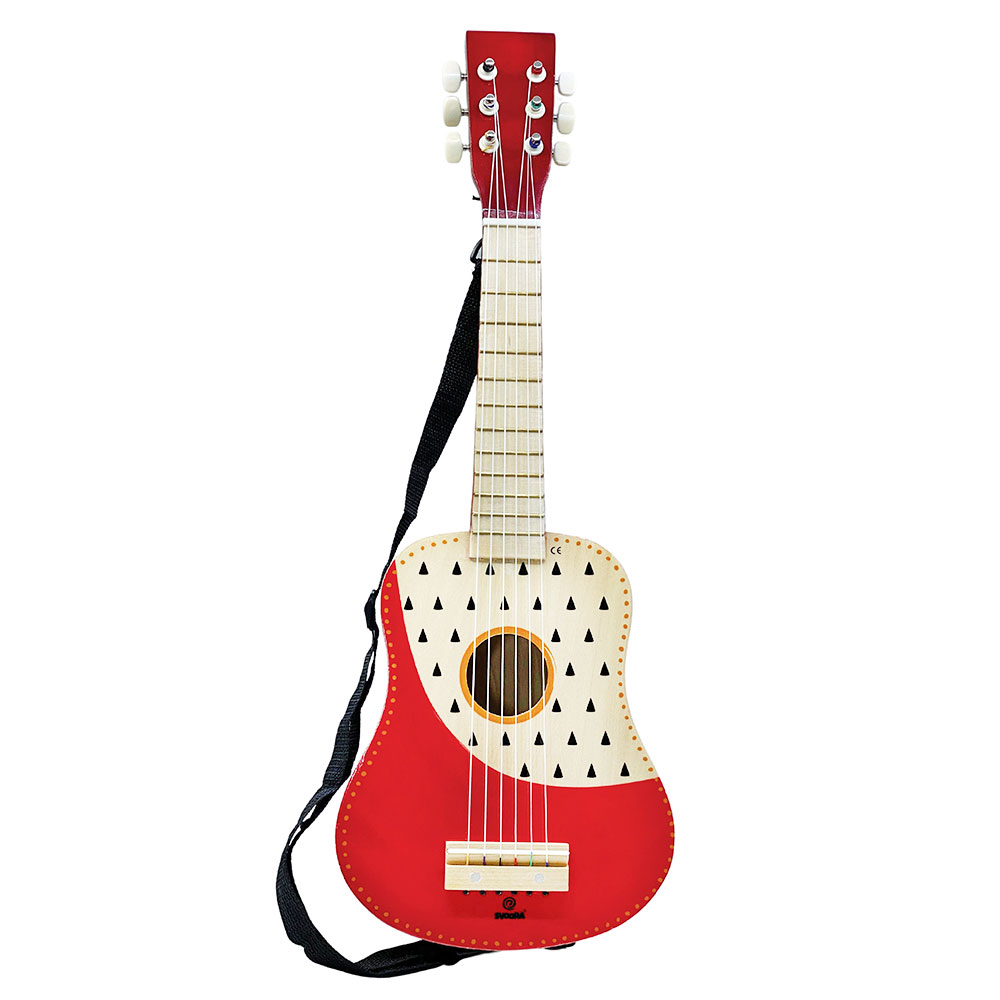 Children's Wooden Guitar 'Indie' Toy Musical Instruments SVOORA