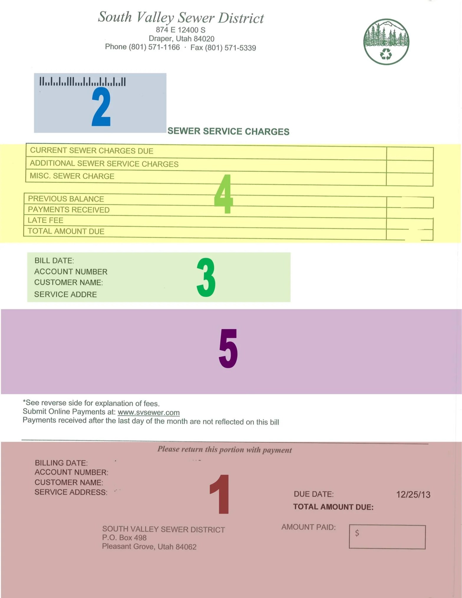 Bill Pay South Valley Sewer District