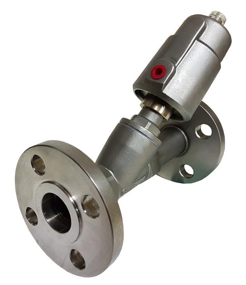 Flanged DN1080 angle seat piston valve 016 Bar