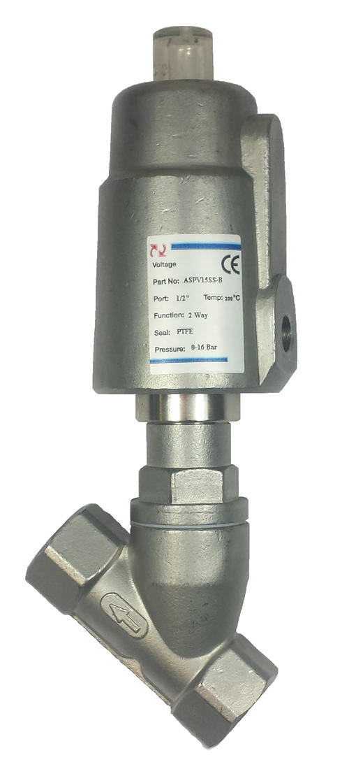 1/2 Angle seat piston valve 016 Bar ASPV15SS