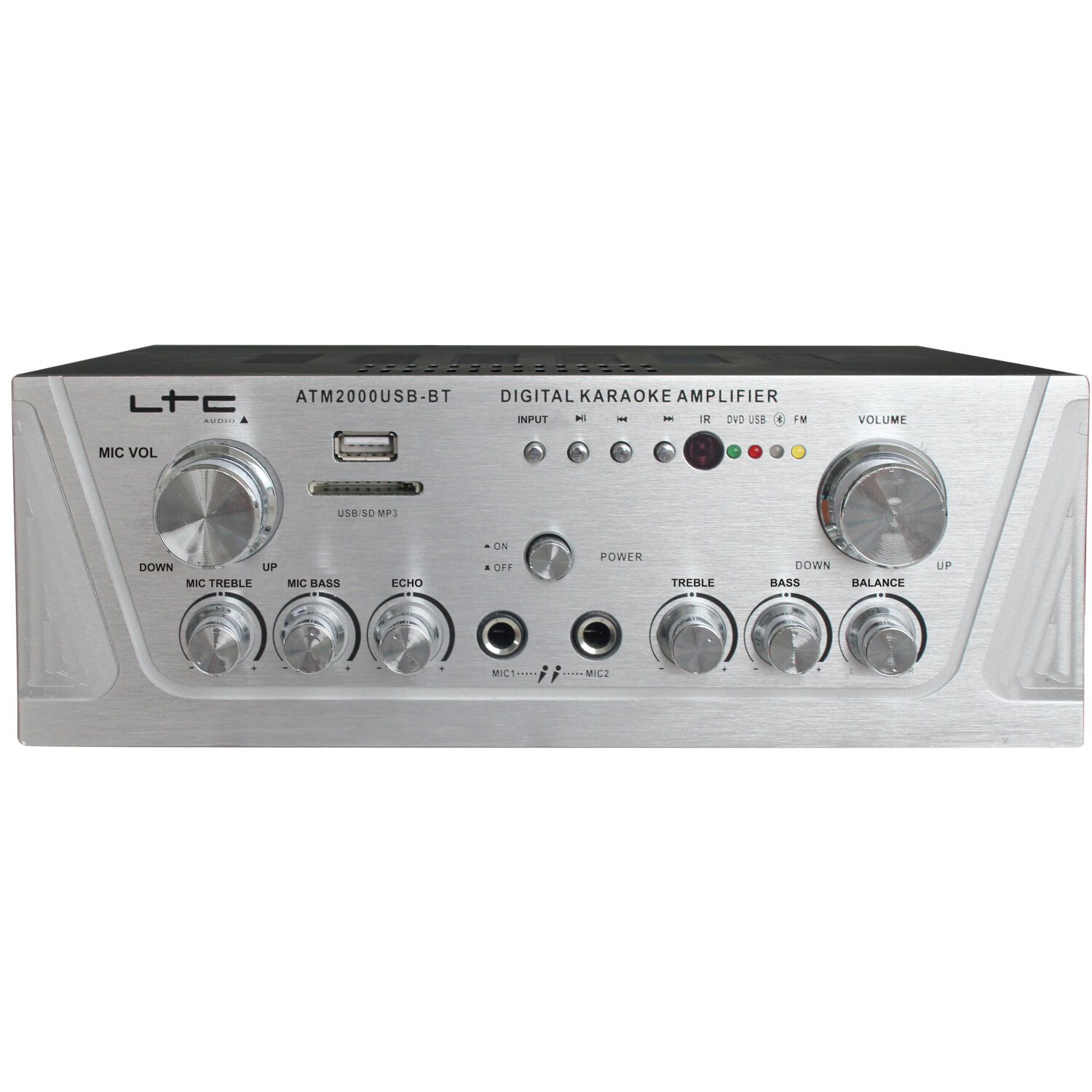 LTC Karaoke Amplifier (2 x 50W Silver) Buy online now SoundStoreXL