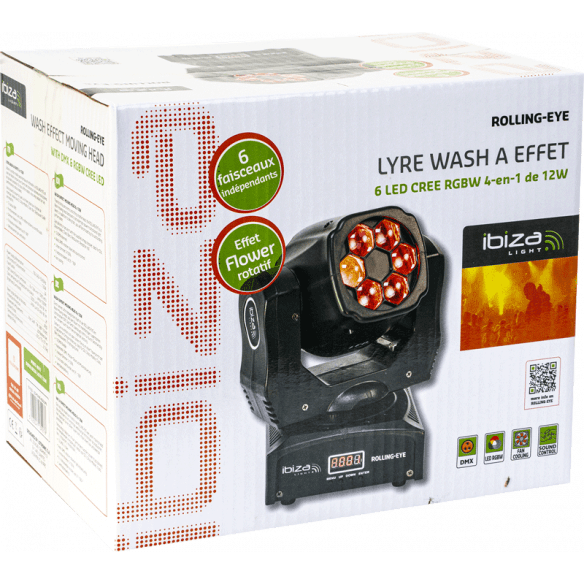 RollingEye LED Moving Head Moving Head LightStore.dk