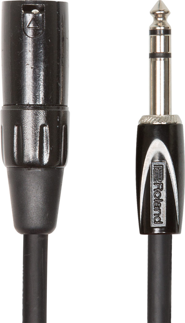 Roland Signal Kabel XLR Han til 6.3 mm Jack Stereo XLR kabler