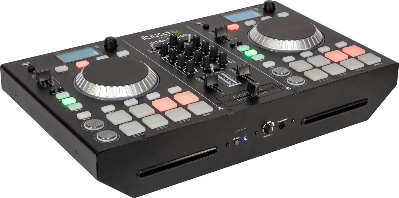 DJ Controller med USB/CD og Bluetooth DJ pult