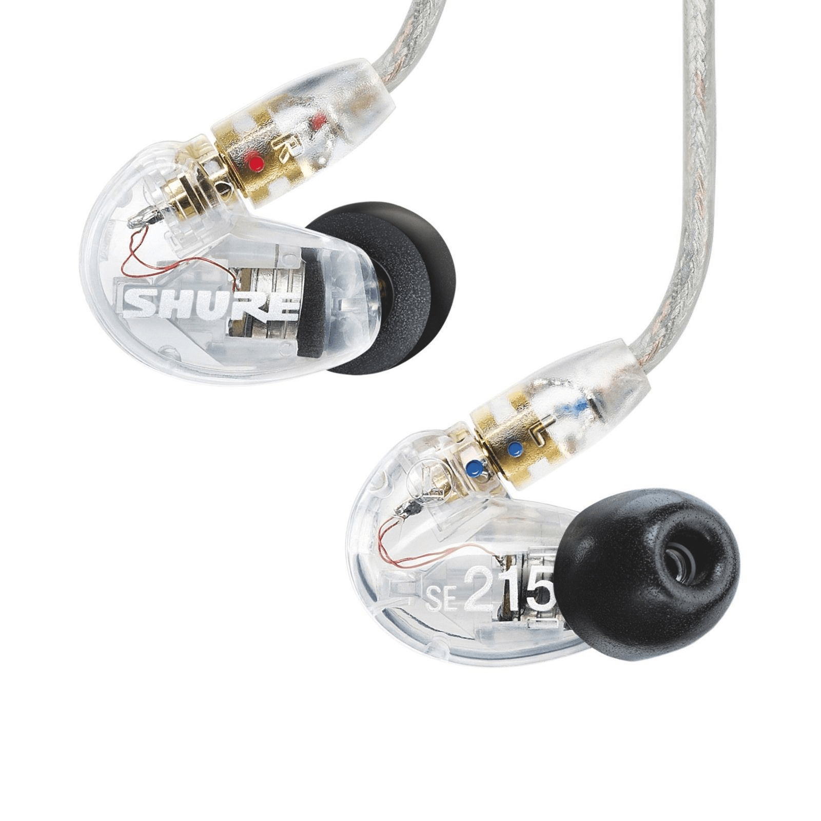 Shure SE215CL Inear headphones Clear Inear hodetelefoner