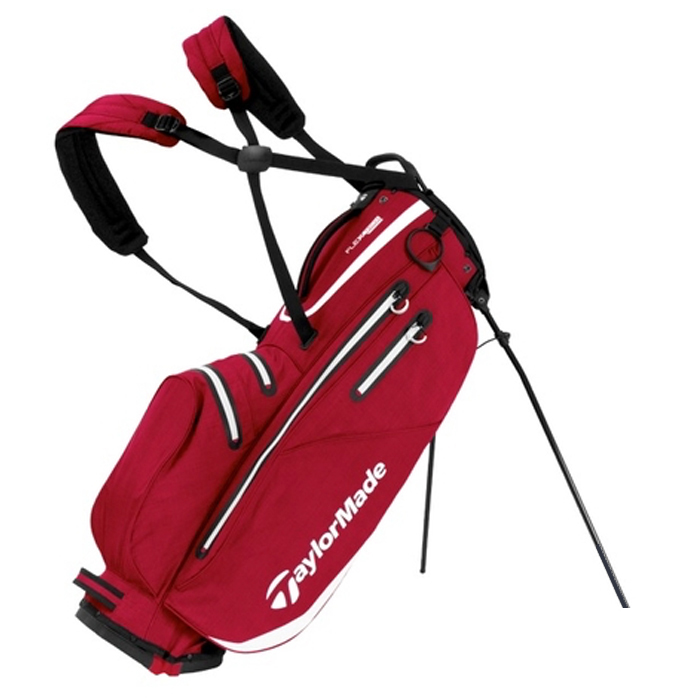 TaylorMade FlexTech Waterproof Stand Bag Red/White Bærebags Golf