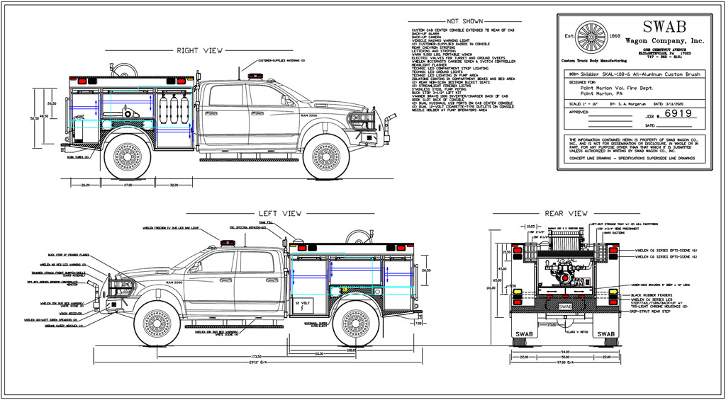 Point Marion VFC Skidder Brush Truck Swab Wagon Company