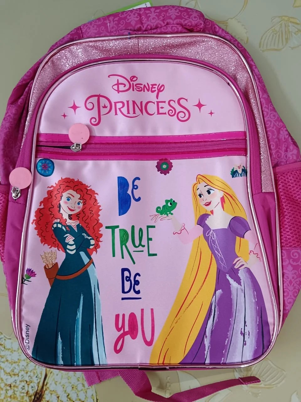 Disney Princess Bag Pack Princess Big Bagpack 4 zips Swadesi Basket