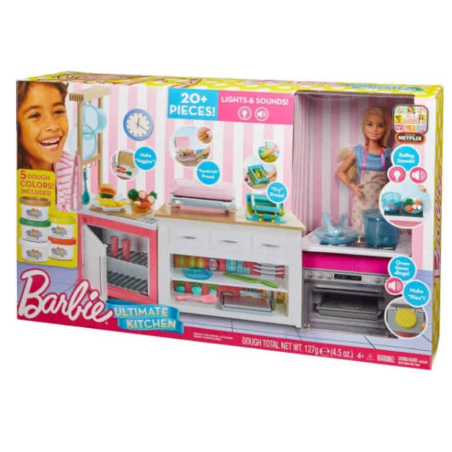 Barbie Kitchen Playset with Doll and 20+ Accessories Now 30.99 (Was