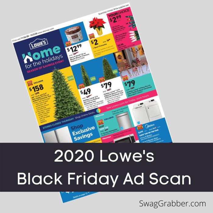 2020 Lowe's Black Friday Ad Scan SwagGrabber