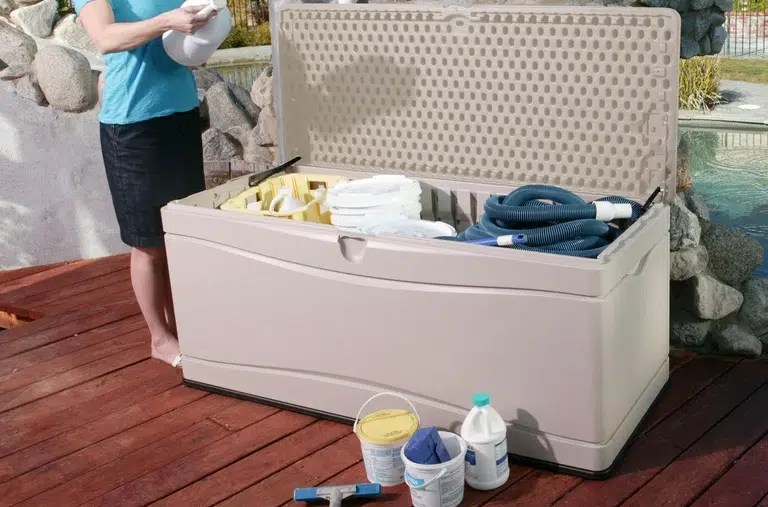 Lifetime 130Gallon Outdoor Storage Box Only 97 (Reg. 240) SwagGrabber