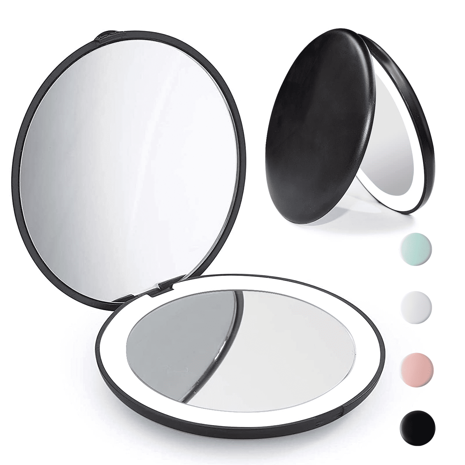 10x Magnification Compact Mirror with Light