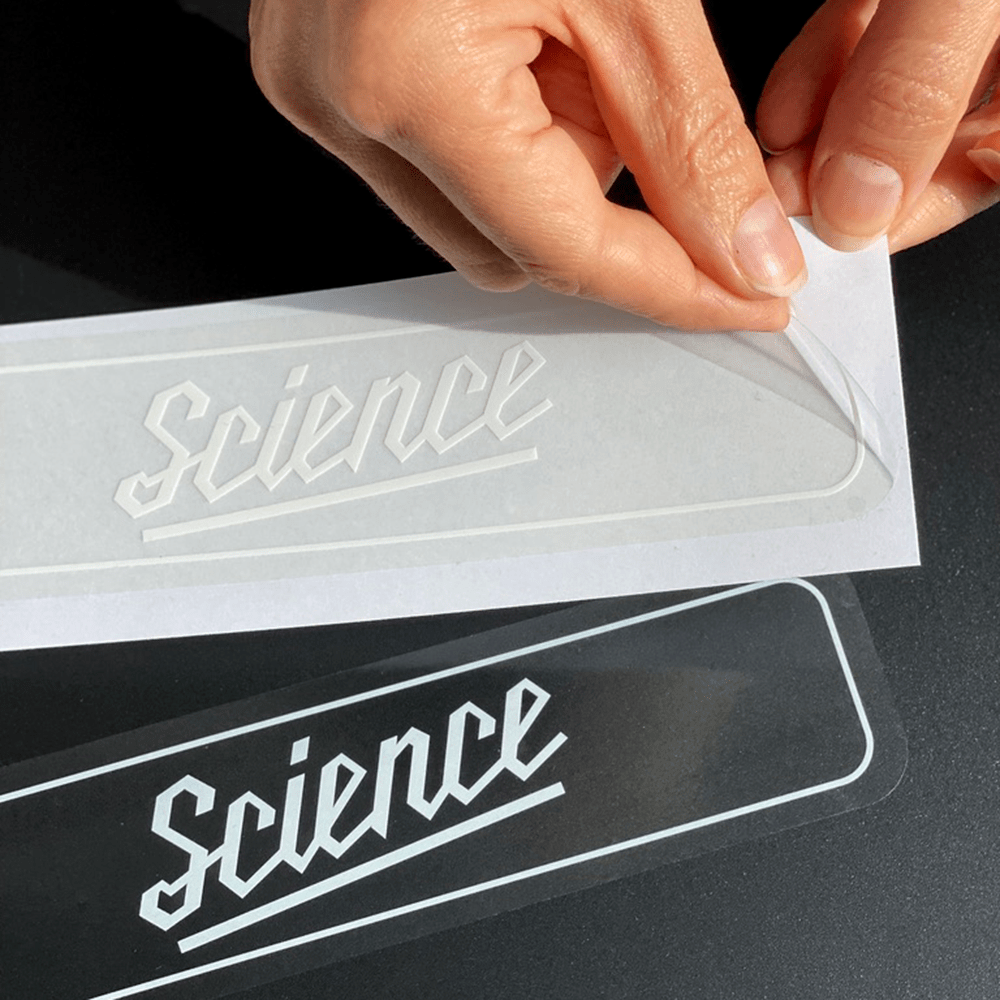 White Ink Stickers Swag Print Factory