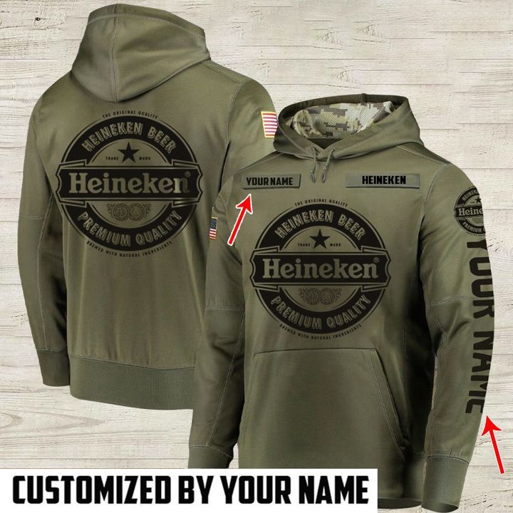 [High quality] custom name heineken beer premium quality full printing