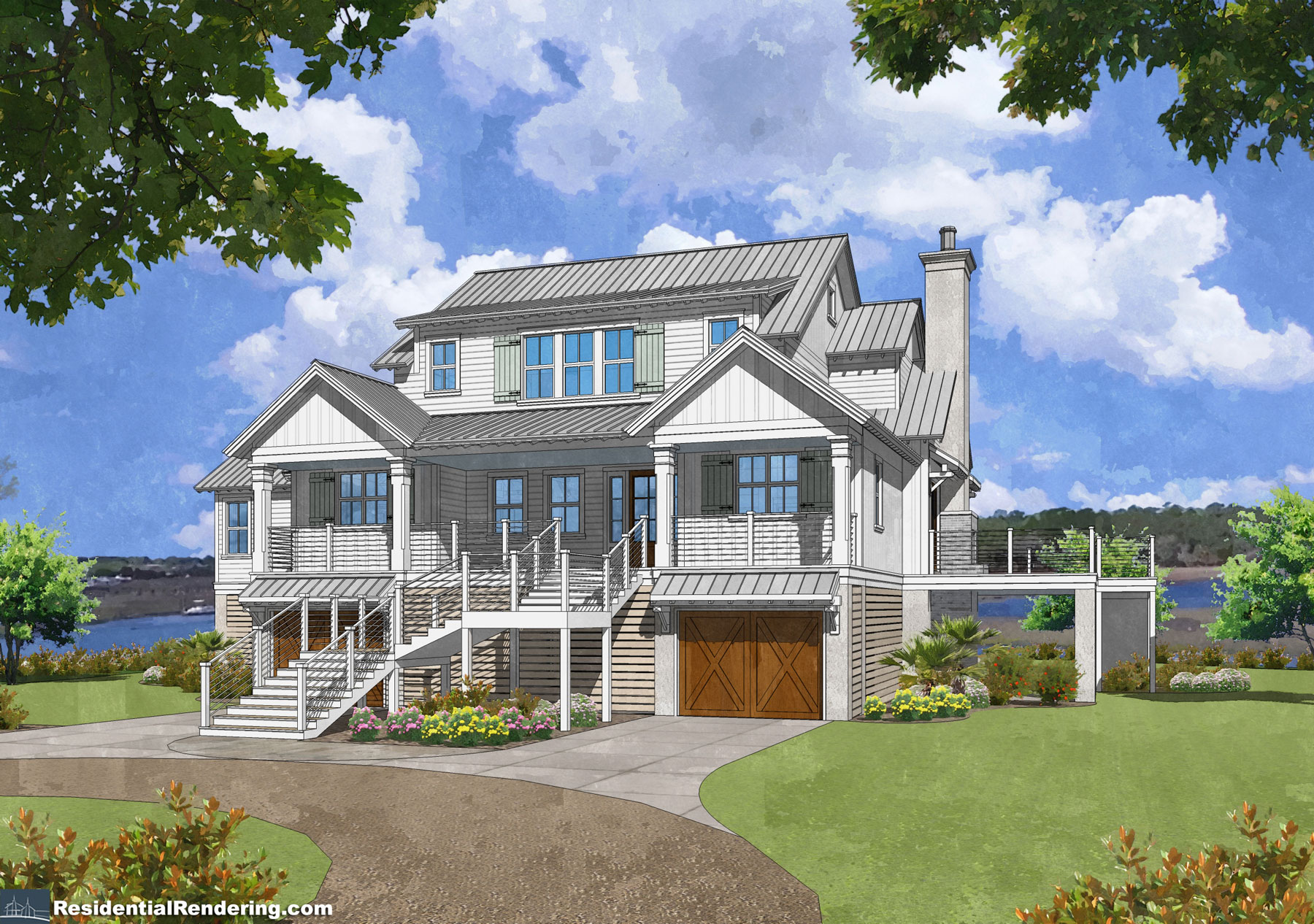 DeepWater Coastal Family Home Swallowtail Architecture