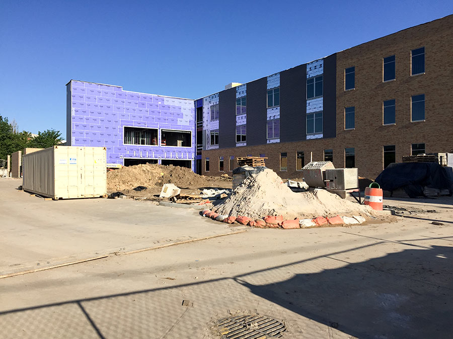 Wharton Elementary’s 3Story AddOn Now Looming Large Behind Original