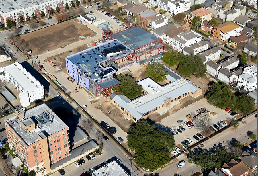 Wharton Elementary’s 3Story AddOn Now Looming Large Behind Original