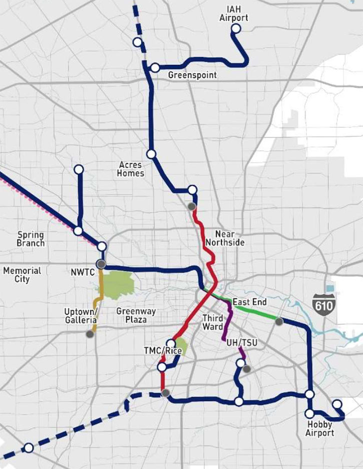 Houston Light Rail Expansion Map Europe Capital Map