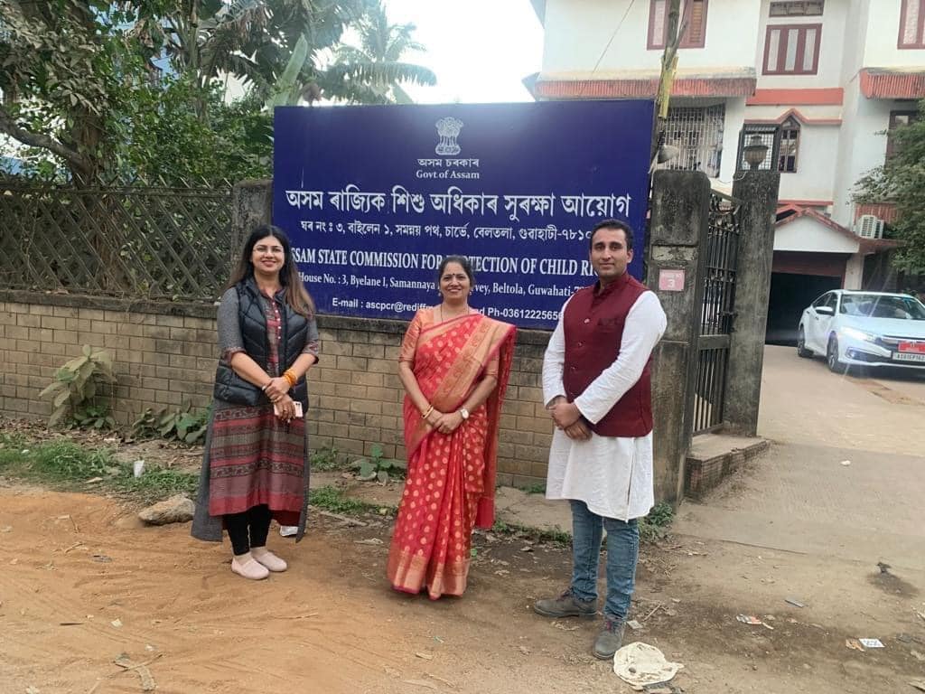 The Chairman and members of the Assam State Commission for Protection