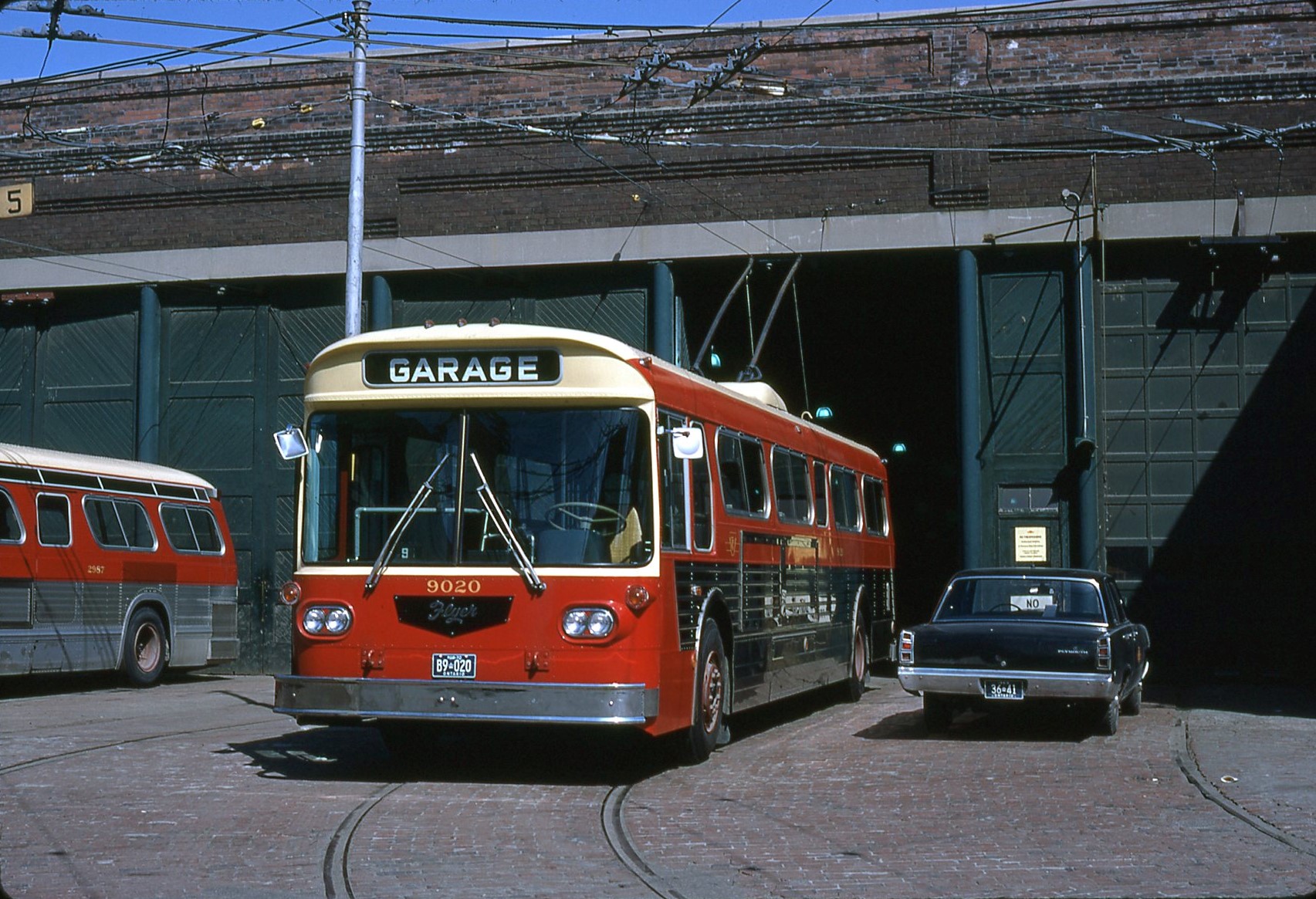 A Brand New Electric Bus for the TTC 9020 on Charter April 20, 1969