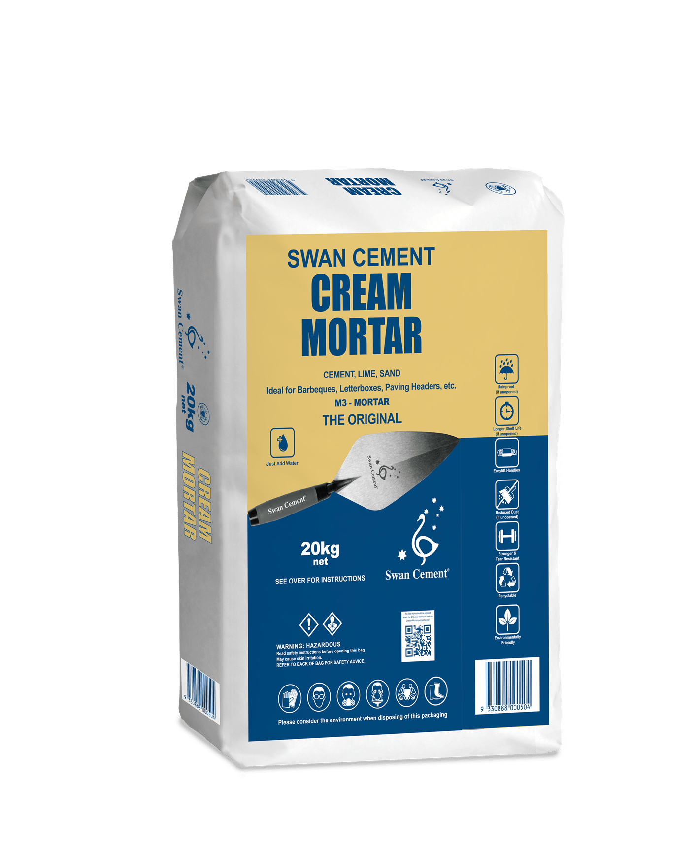 Cream Colour Mortar Swan Cement