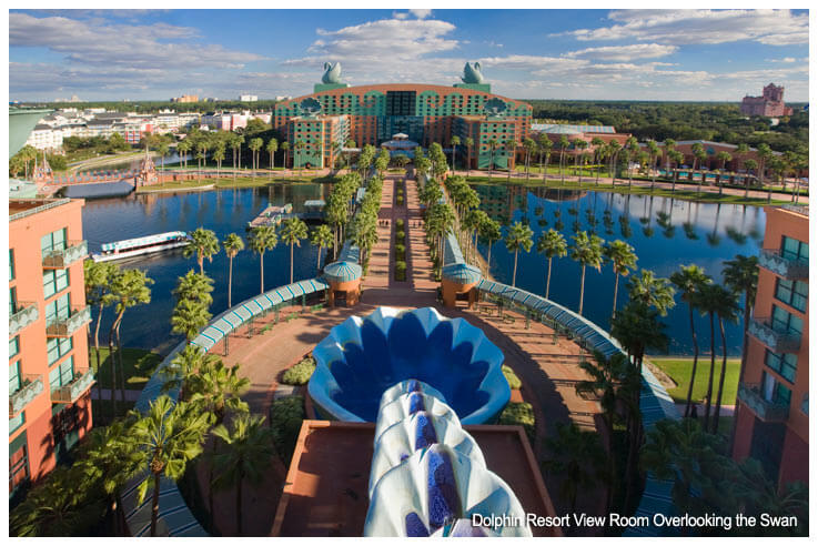 Room views Walt Disney World Swan and Dolphin