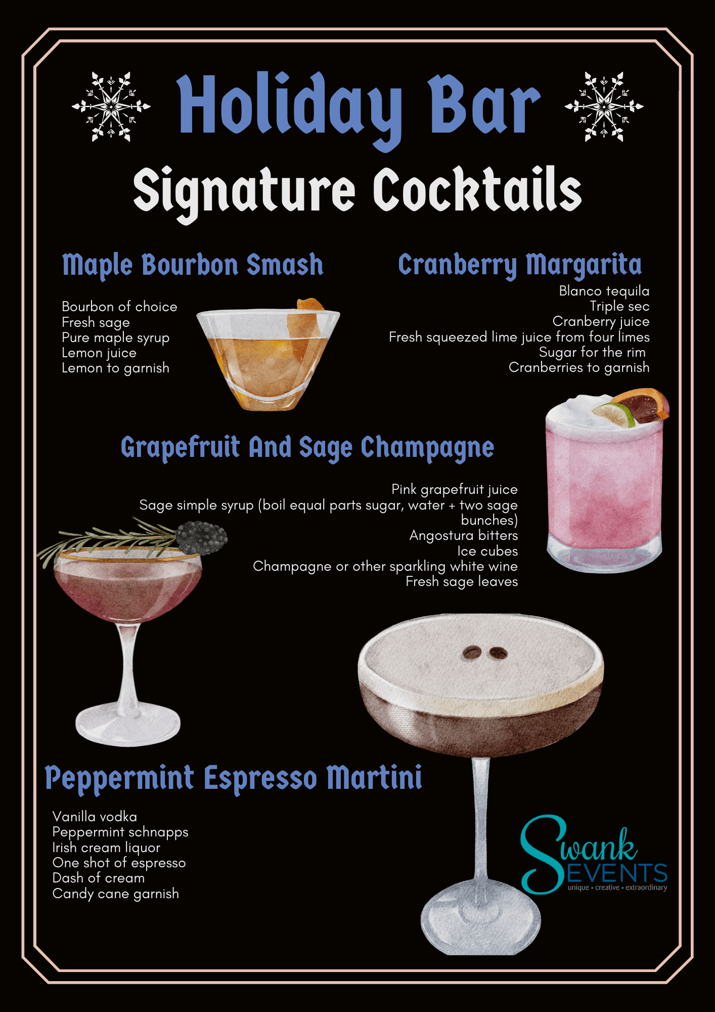 4 Essential Winter Cocktail Recipes for Your Holiday Get Together