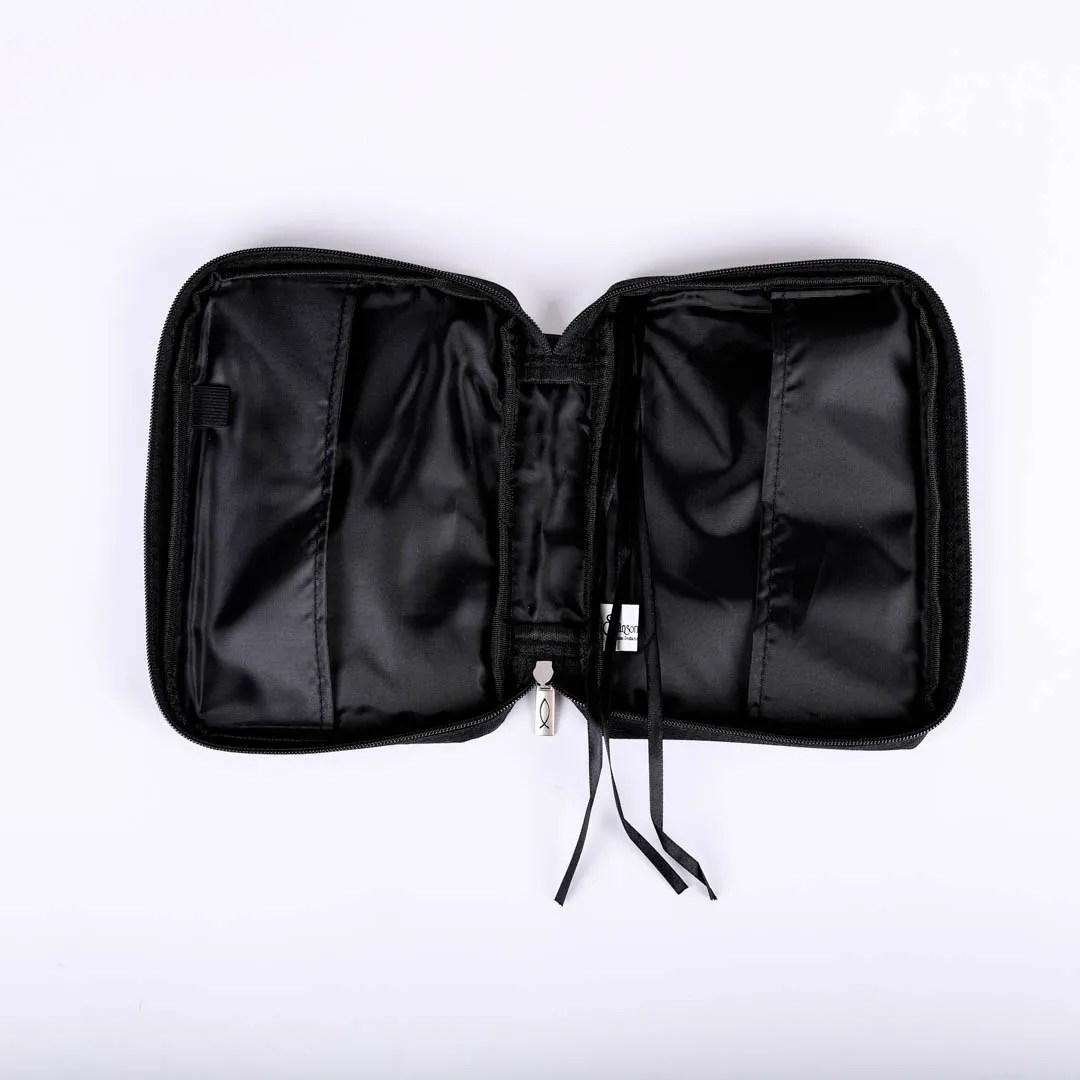 Bible Cover Canvas Black Plain S Swanson Christian Products