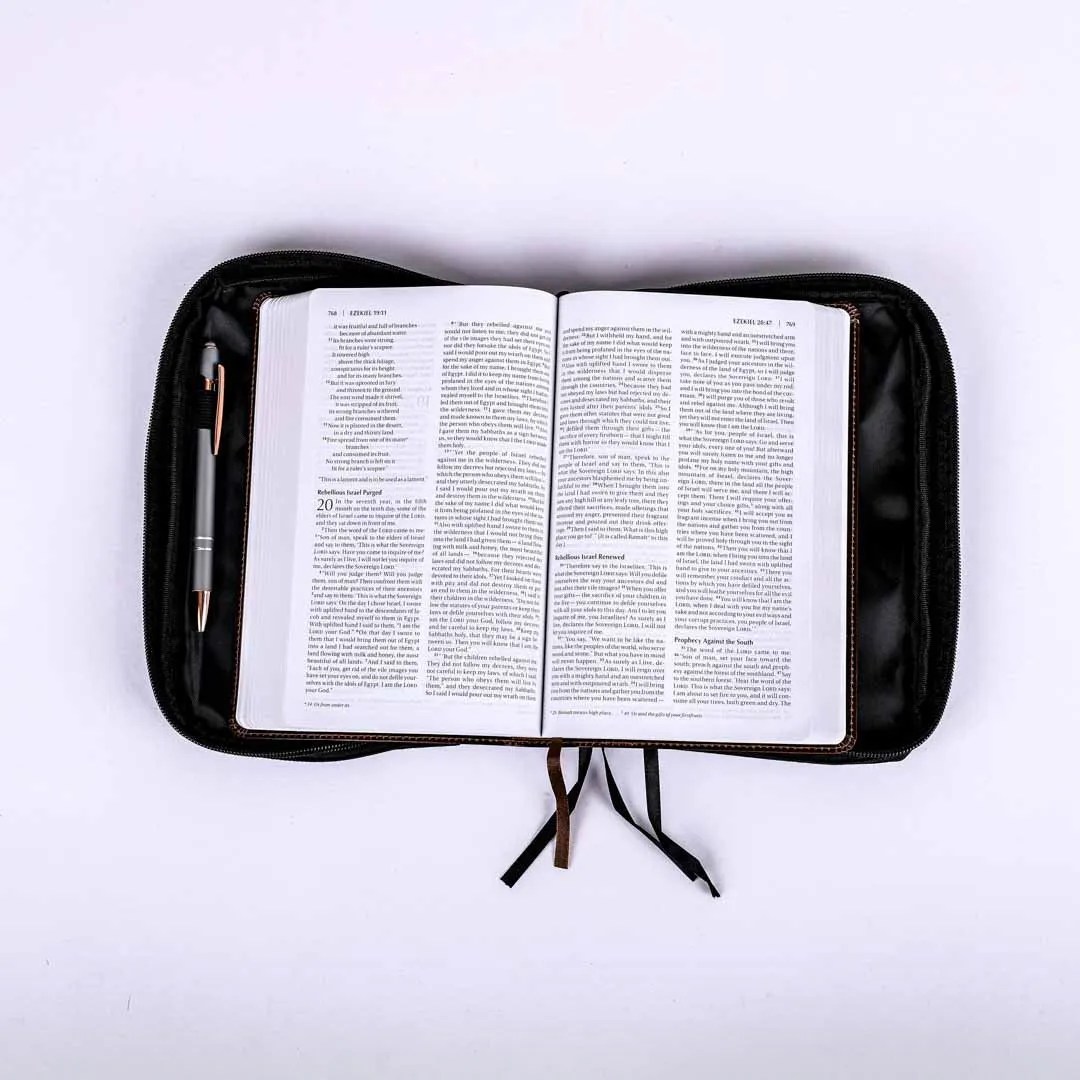 Bible Cover Canvas Black Plain S Swanson Christian Products