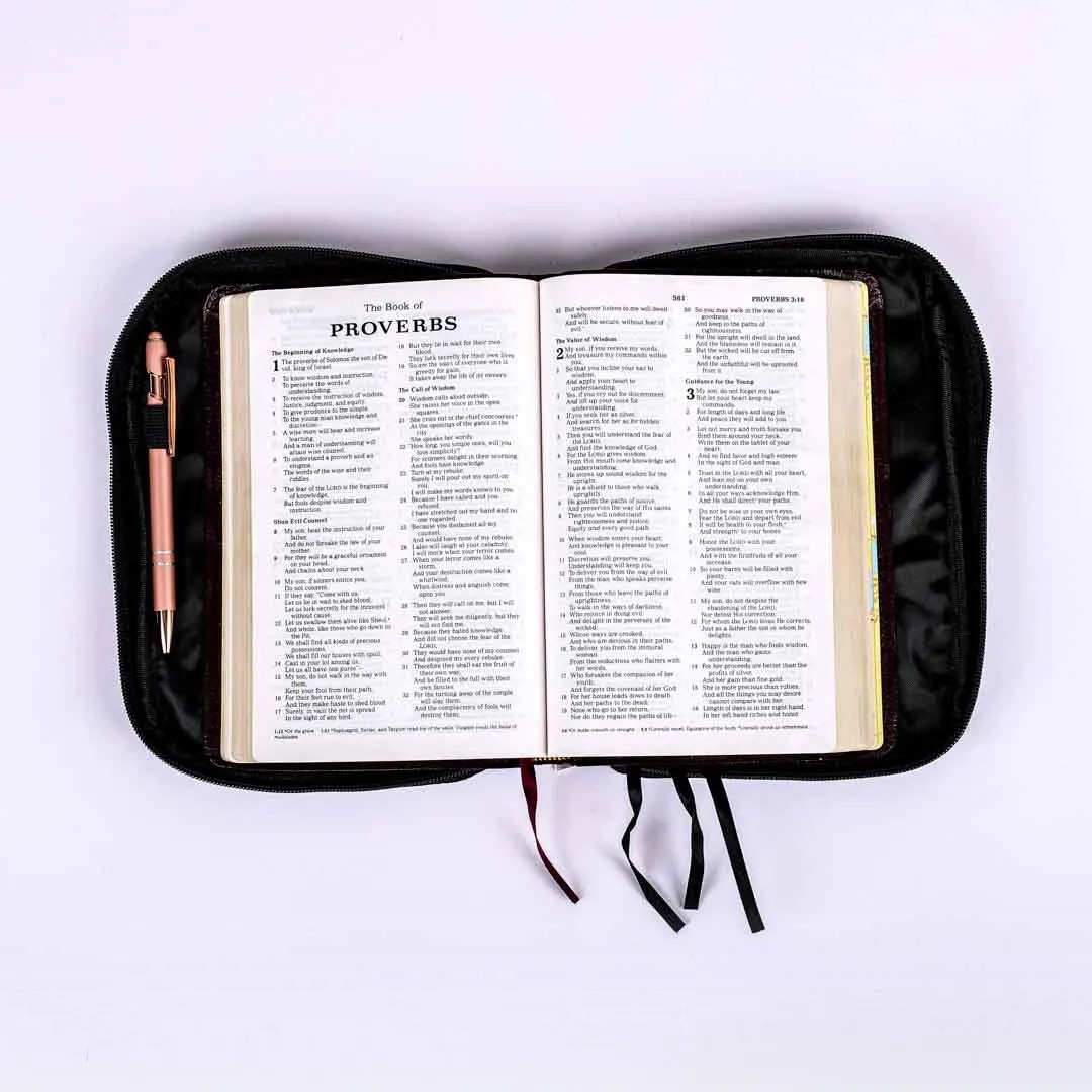 Bible Cover Canvas Black Plain Xl Swanson Christian Products