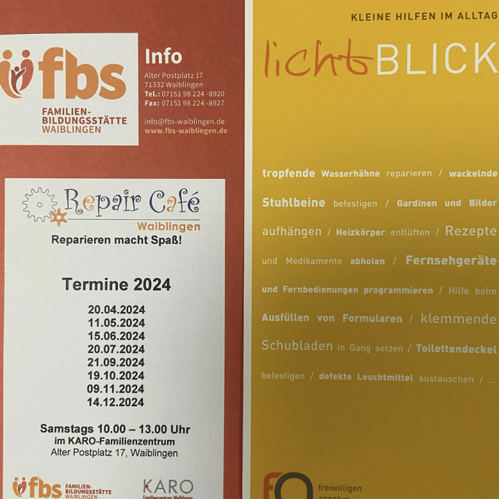 Wo Alltagsgegenstände wieder ganz gemacht werden zu Besuch im