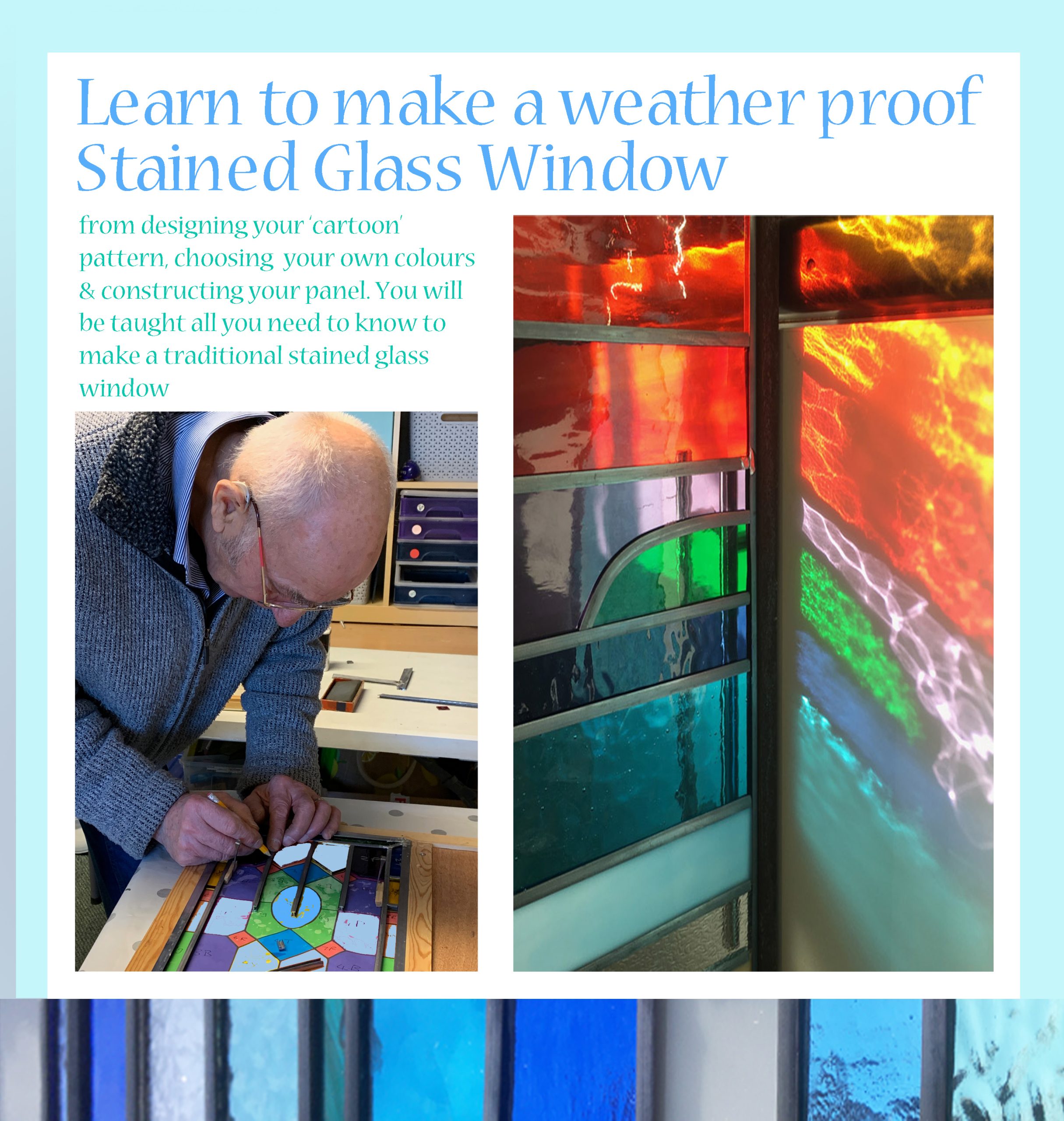 Stained Glass Window one to one swanwick studio