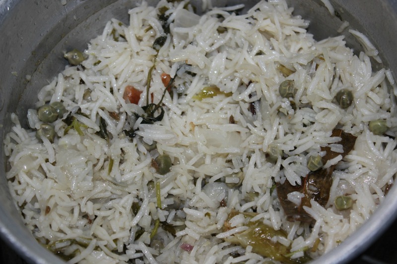 PEAS PULAO (OR) PATANI RICE Swapna's Kitchen