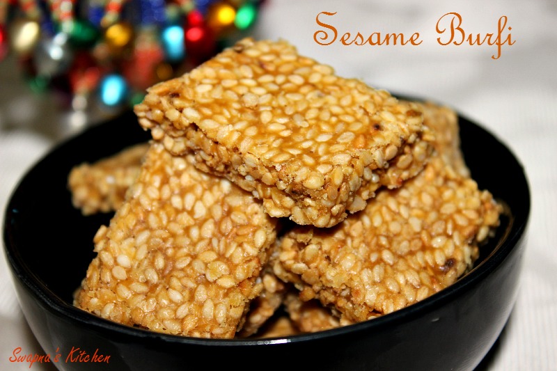 Ellu Mittai / Sesame Burfi Swapna's Kitchen