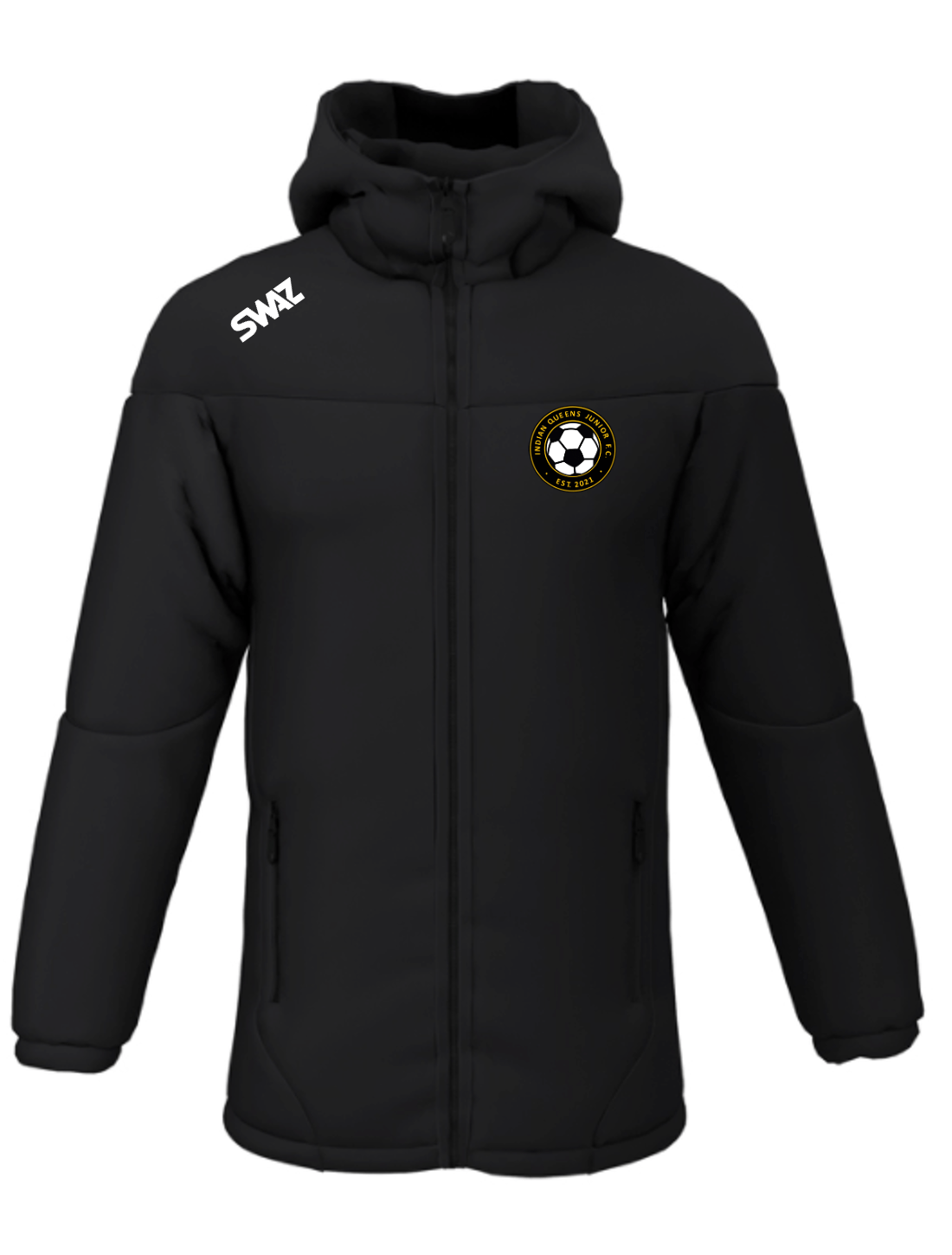 Indian Queens Manager's Jacket SWAZ Football Kit Supplier