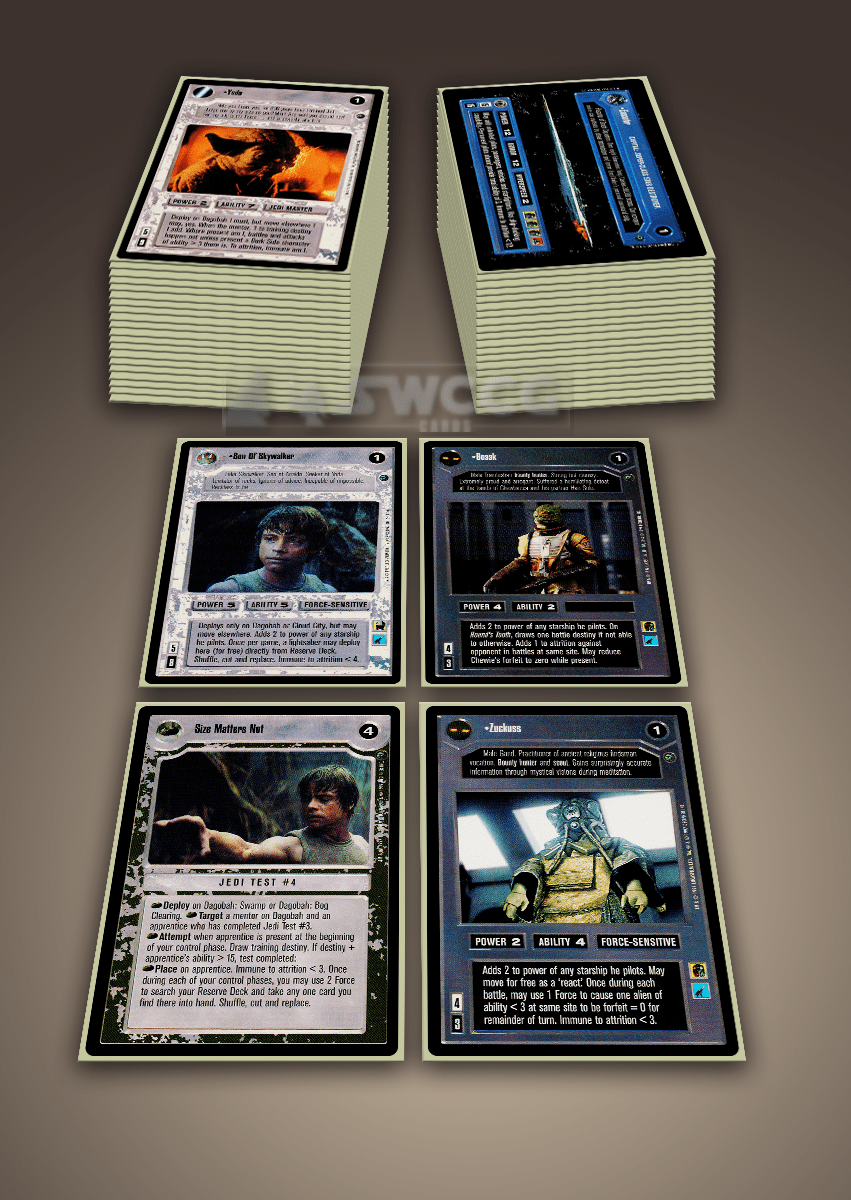 Dagobah Set SWCCG Cards