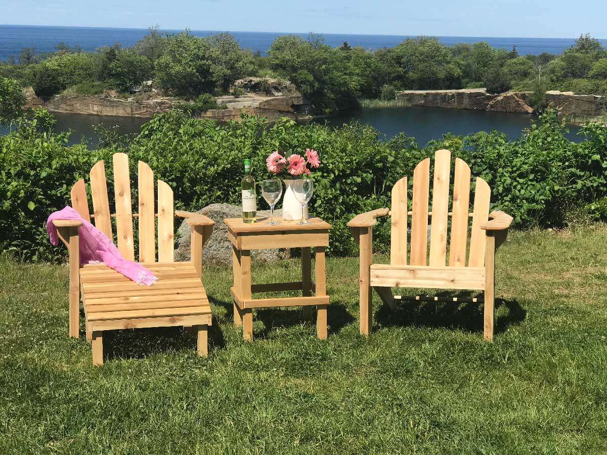 S & W Chairs, Inc. Adirondack Chairs Cedar Outdoor Furniture