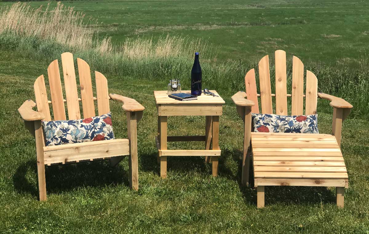 S & W Chairs, Inc. Adirondack Chairs Cedar Outdoor Furniture