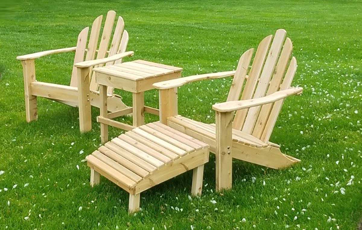 S & W Chairs, Inc. Adirondack Chairs Cedar Outdoor Furniture