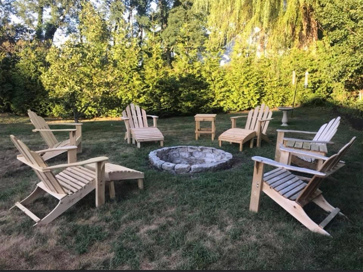 S & W Chairs, Inc. Adirondack Chairs Cedar Outdoor Furniture