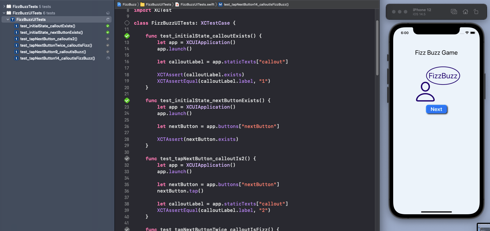 UI testing with Xcode Software Development Notes