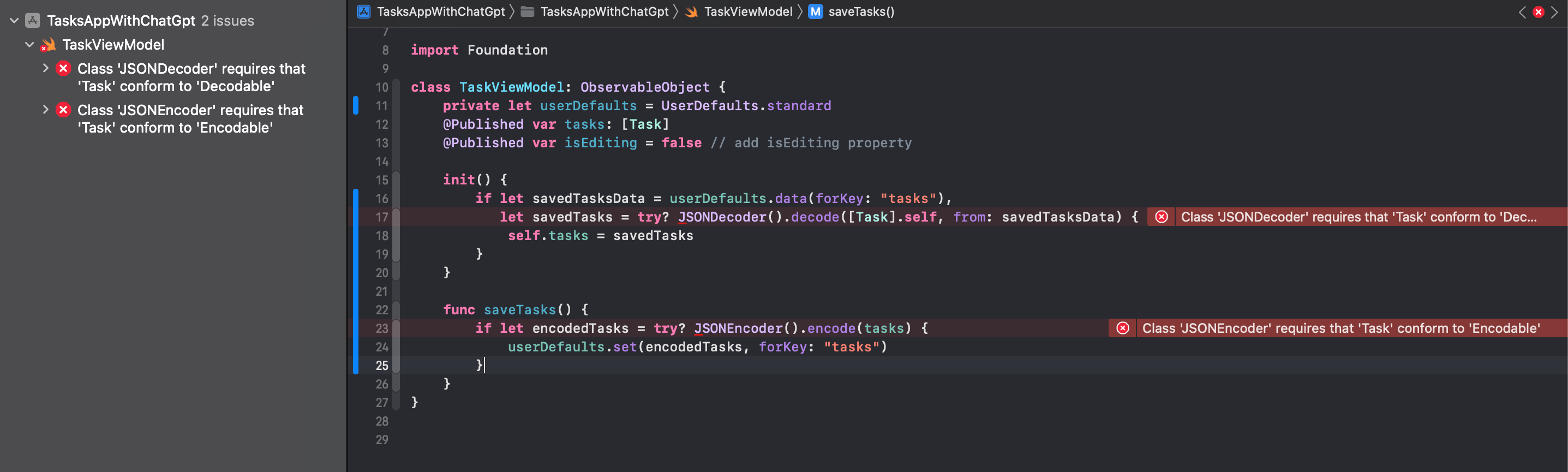 Can ChatGPT create an iOS app in SwiftUI part 2 Software
