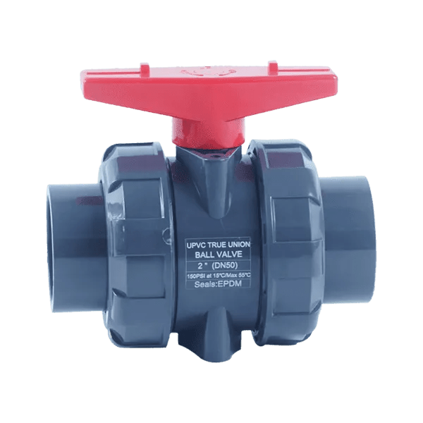 Versatile Plastic Ball Valve Options PVC, CPVC, PPH, PVDF DIN, ANSI