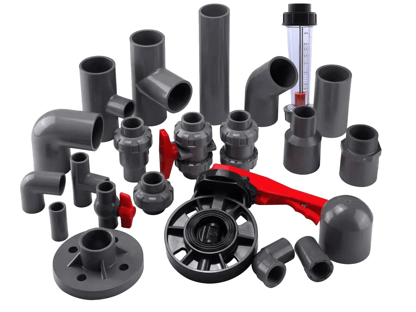 Supply Plastic Pipes, Fittings, Valves PVC, CPVC, HDPE DIN, ANSI