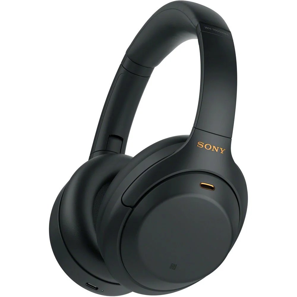Sony WH1000XM4 Wireless NoiseCanceling OverEar Headphones (Black