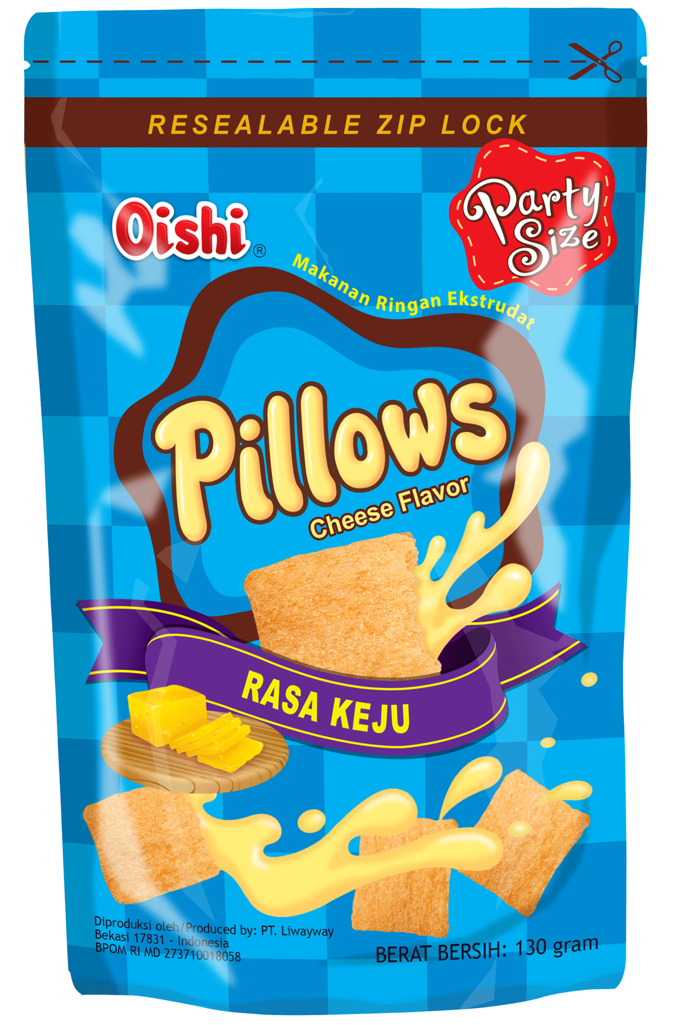 WS008 Oishi Pillows Cheese Swee's Group Singapore Healthier Choice + Oishi Snacks Distributor