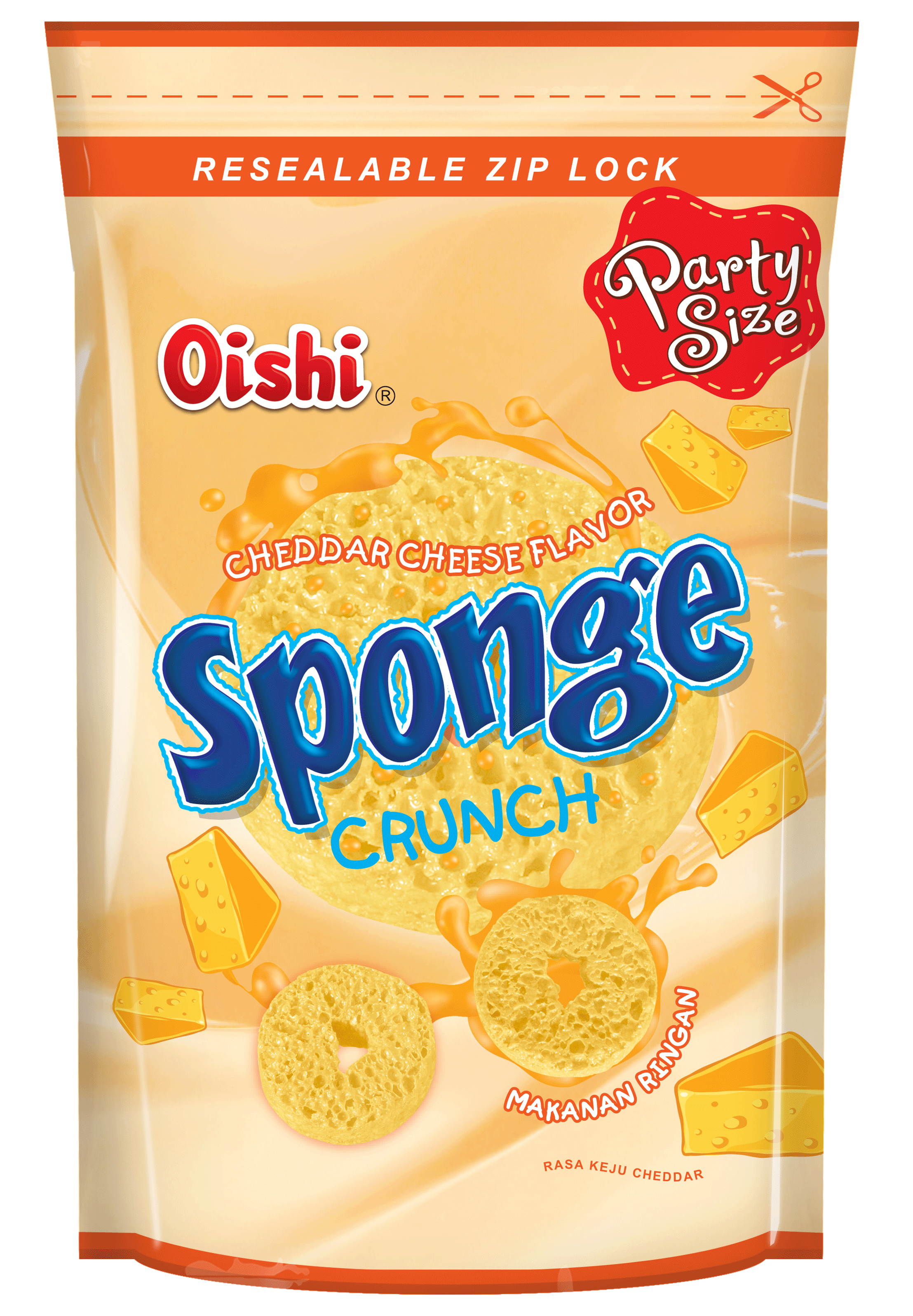 WS012 Oishi Sponge Cheddar Swee's Group Singapore Healthier Choice + Oishi Snacks Distributor