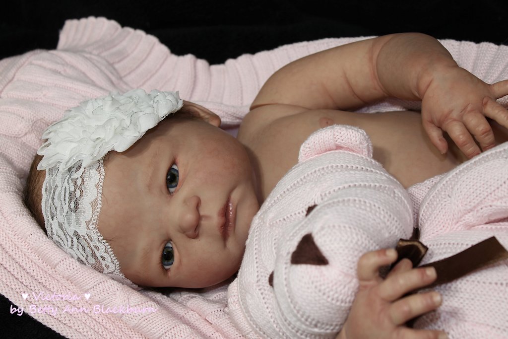 Full body Reborn Baby Girl ♥ Victoria by Sheila Michael ♥ Silicone soft vinyl eBay