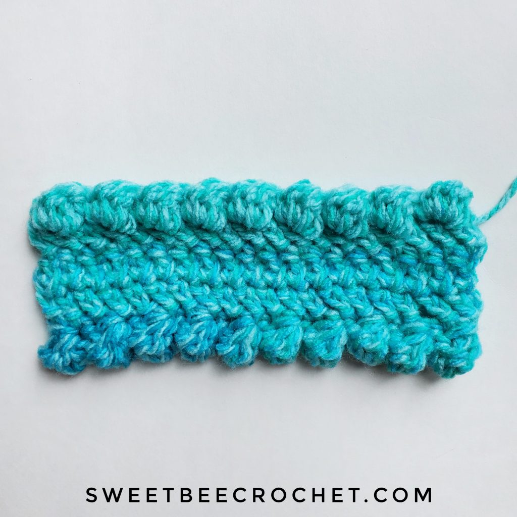Bobble Edge Neck Warmer Free Crochet Pattern Sweet Bee Crochet